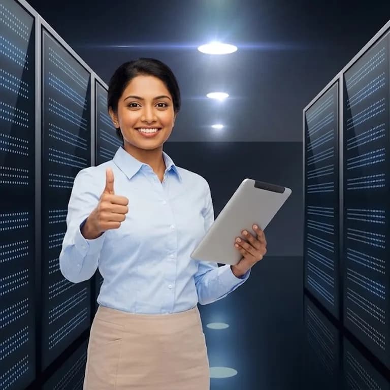 Shared hosting performance dashboard visual