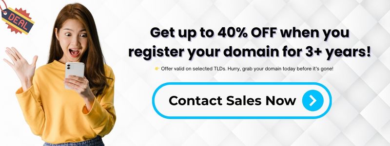 Special Domain Deal - Get Your Domain Today